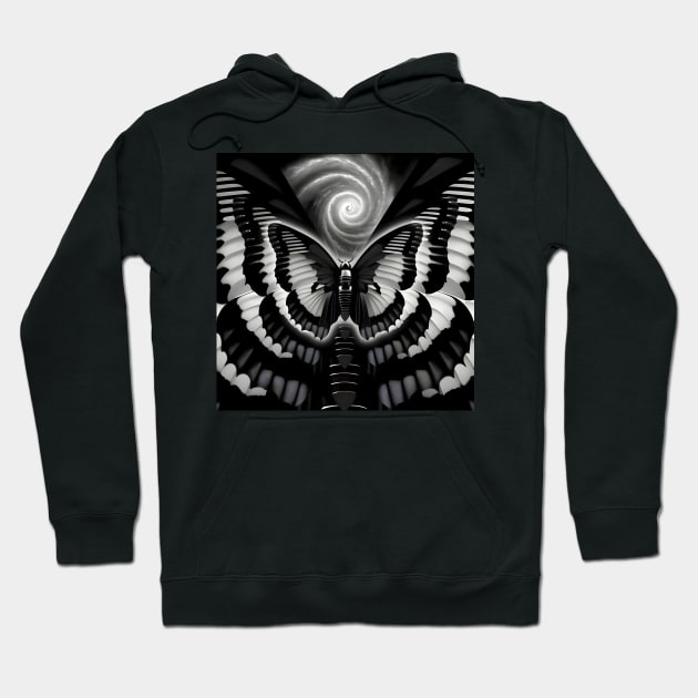 Whirlwind Butterfly Hoodie by Nuletto